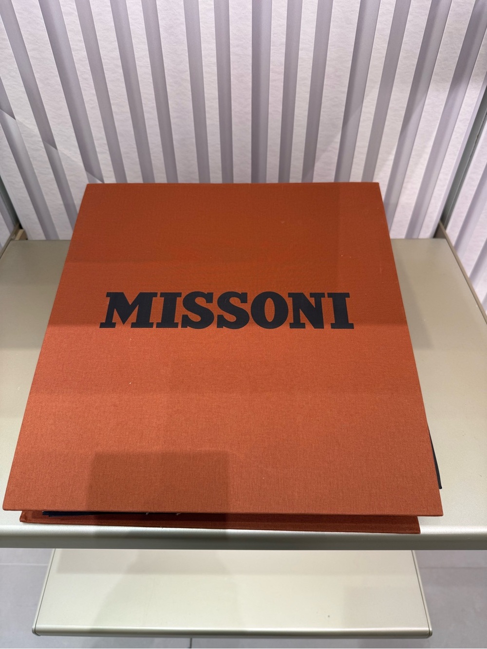 Missoni Rust Orange Presentation Book